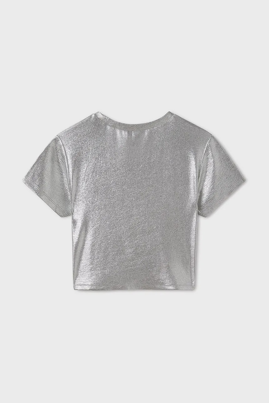 Детская футболка Mayoral цвет серебрянный 6027 в Киеве Детская футболка Mayoral цвет серебрянный 6027 в Киеве