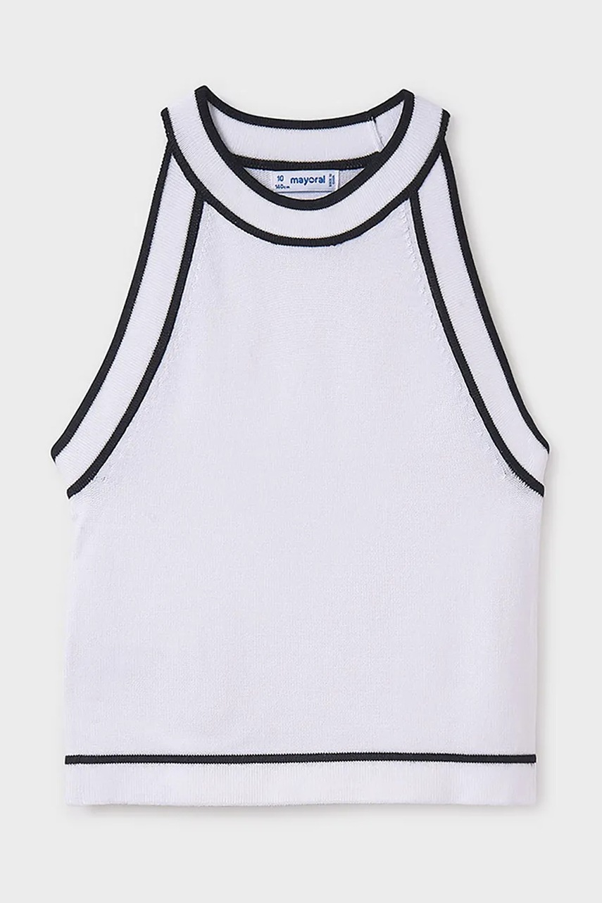 Детский топ Mayoral цвет белый 6041