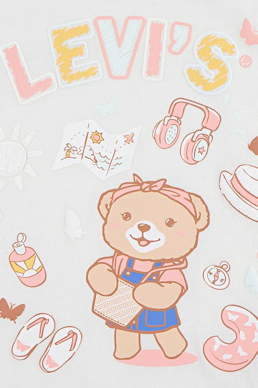 Kojenecké tričko Levi's LIV SS SMOCKED SLV TEE (obrázek 4)