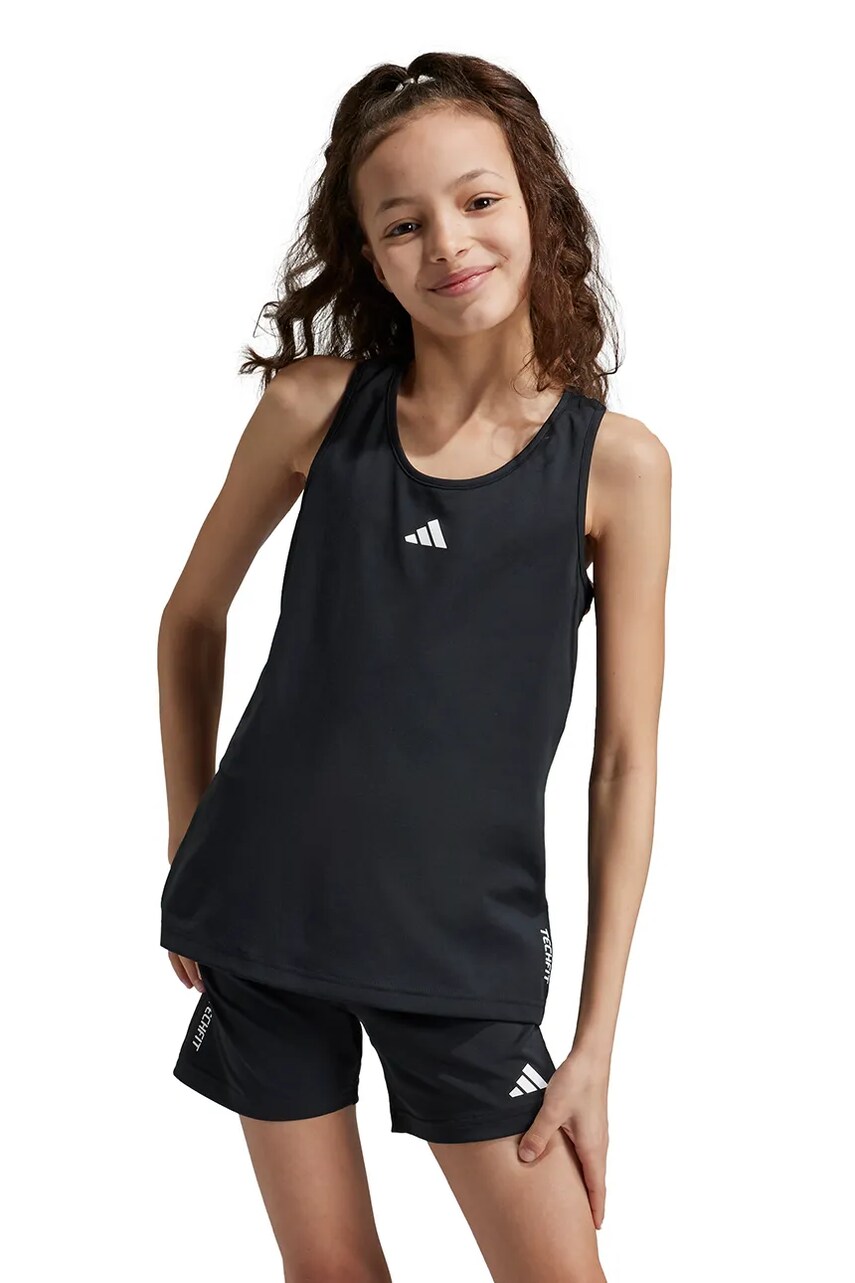 adidas top copii culoarea negru, IV9545