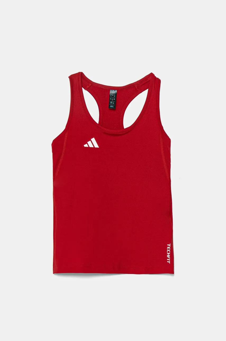 adidas top copii culoarea rosu, IY9743