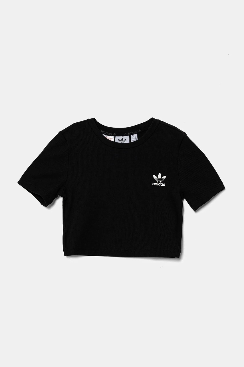 Дитяча футболка adidas Originals колір чорний JC8439