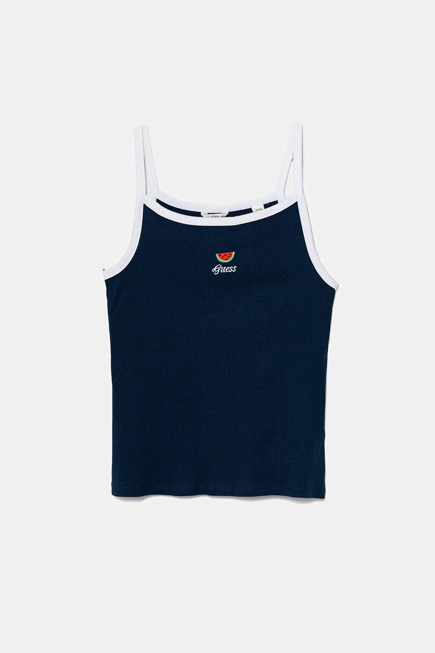 Levně Dětský top Guess tmavomodrá barva, J5GI07 KCU20