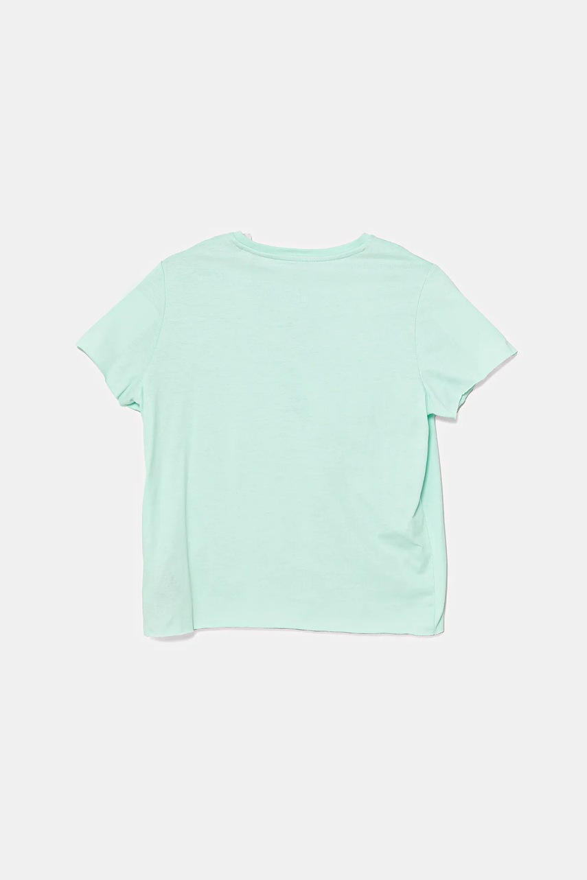 Дитяча бавовняна футболка Guess колір бірюзовий J5GI36 JA914 Дитяча бавовняна футболка Guess колір бірюзовий J5GI36 JA914