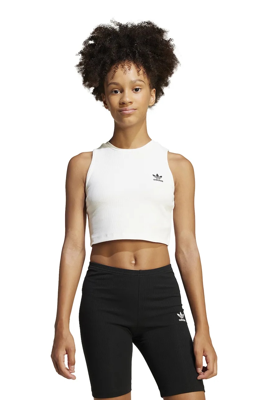 adidas Originals top copii culoarea alb, JC8431