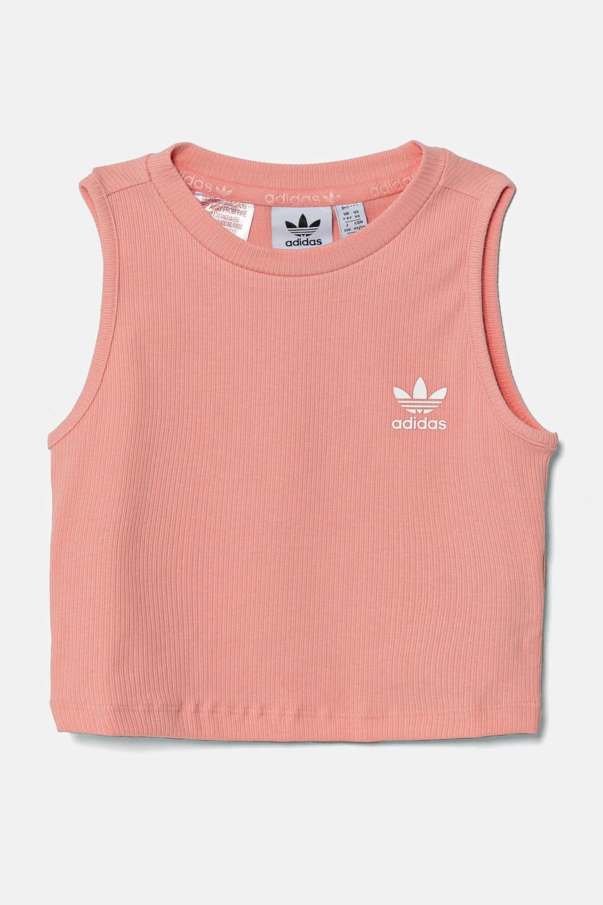 Дитячий топ adidas Originals колір помаранчевий JC8432