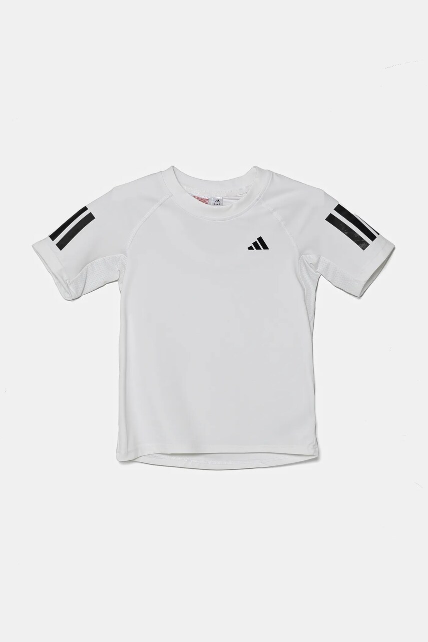 Levně Dětské tričko adidas Performance bílá barva, JI7171
