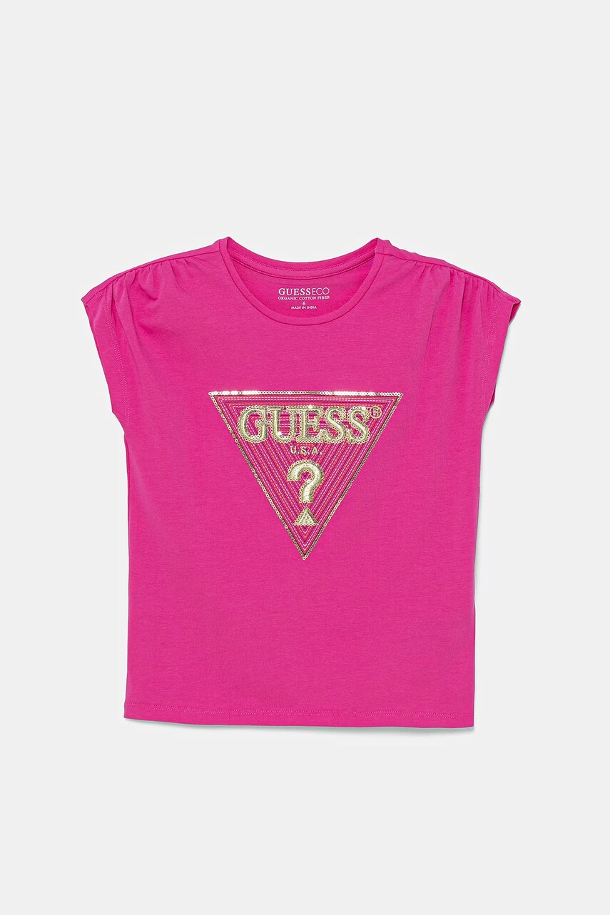 Levně Dětské tričko Guess růžová barva, K5GI12 K6YW4