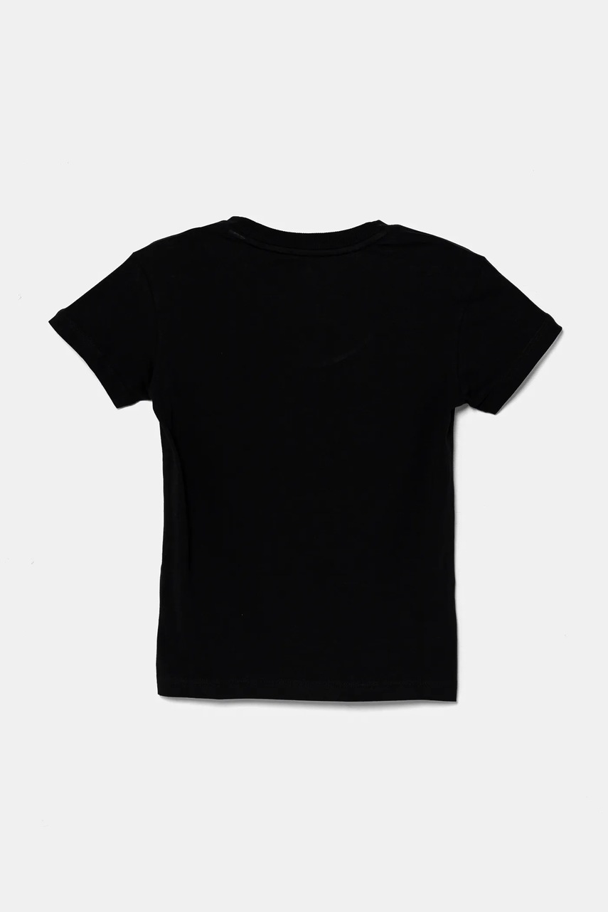 Детская хлопковая футболка adidas цвет чёрный JC9624