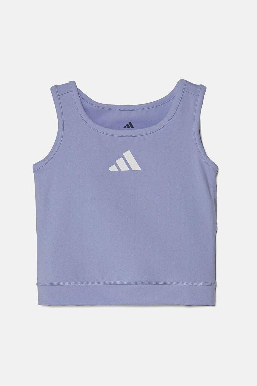 adidas top copii culoarea violet, JD1815