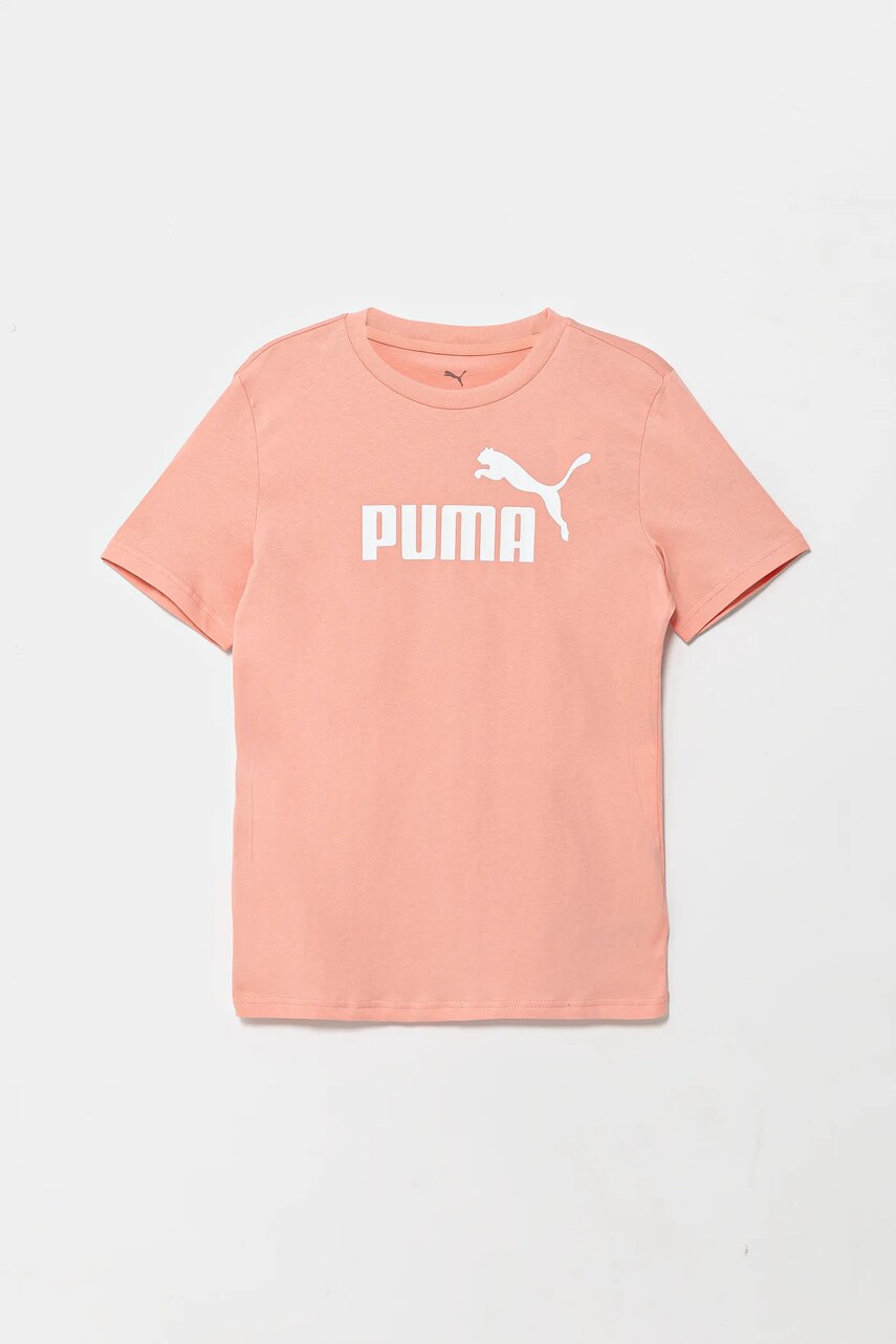 Puma tricou copii ESS No. 1 Logo Tee culoarea portocaliu, 684892