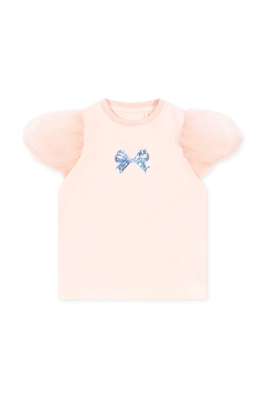 Konges Sløjd tricou copii BALLERINA TEE culoarea roz, KS102648