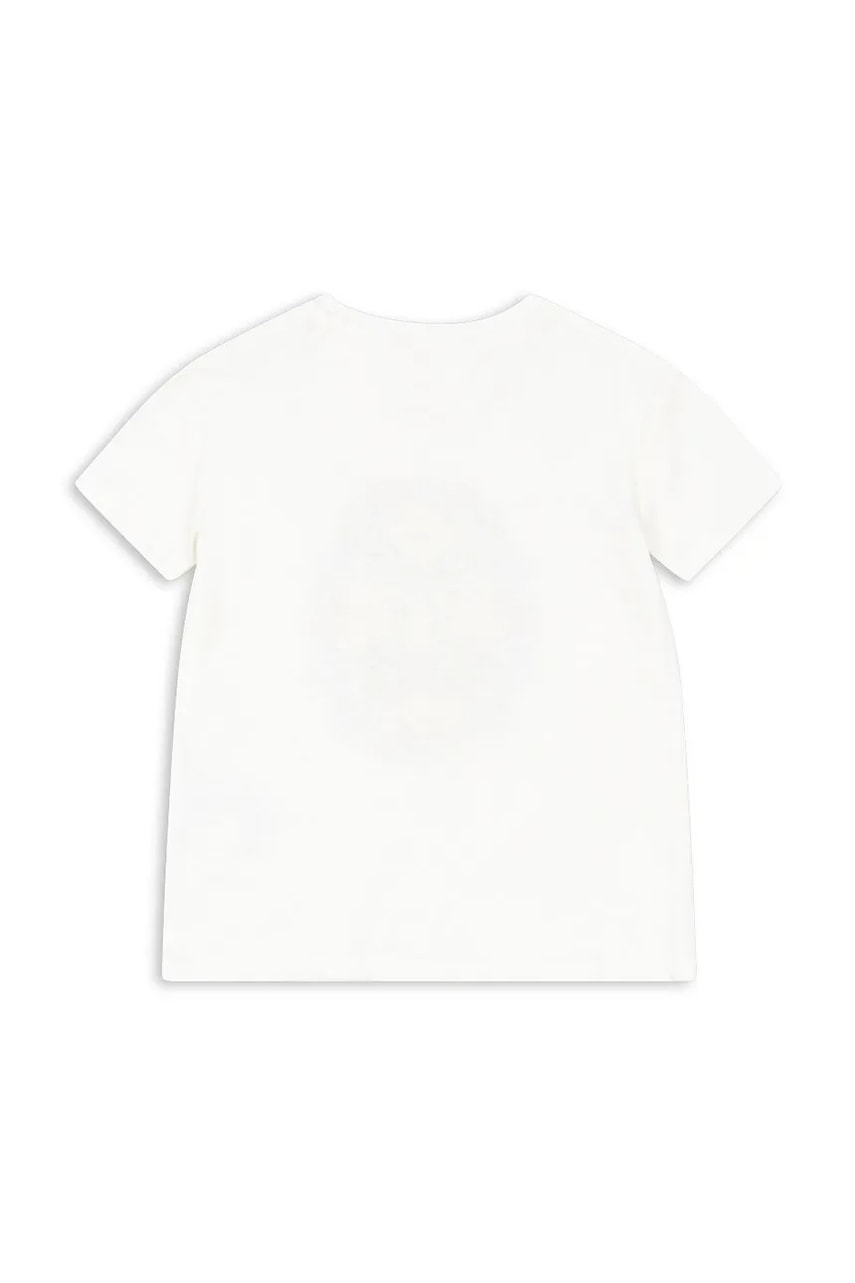 Детская футболка с добавлением льна Konges Sløjd ERA TEE OCS цвет белый KS102600 Детская футболка с добавлением льна Konges Sløjd ERA TEE OCS цвет белый KS102600