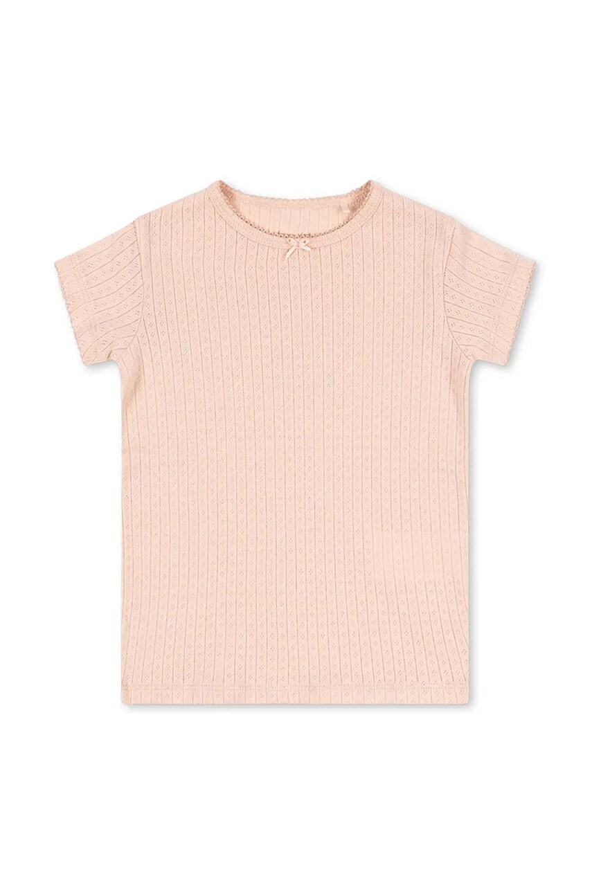 Konges Sløjd tricou MINNIE TEE GOTS culoarea roz, KS103151
