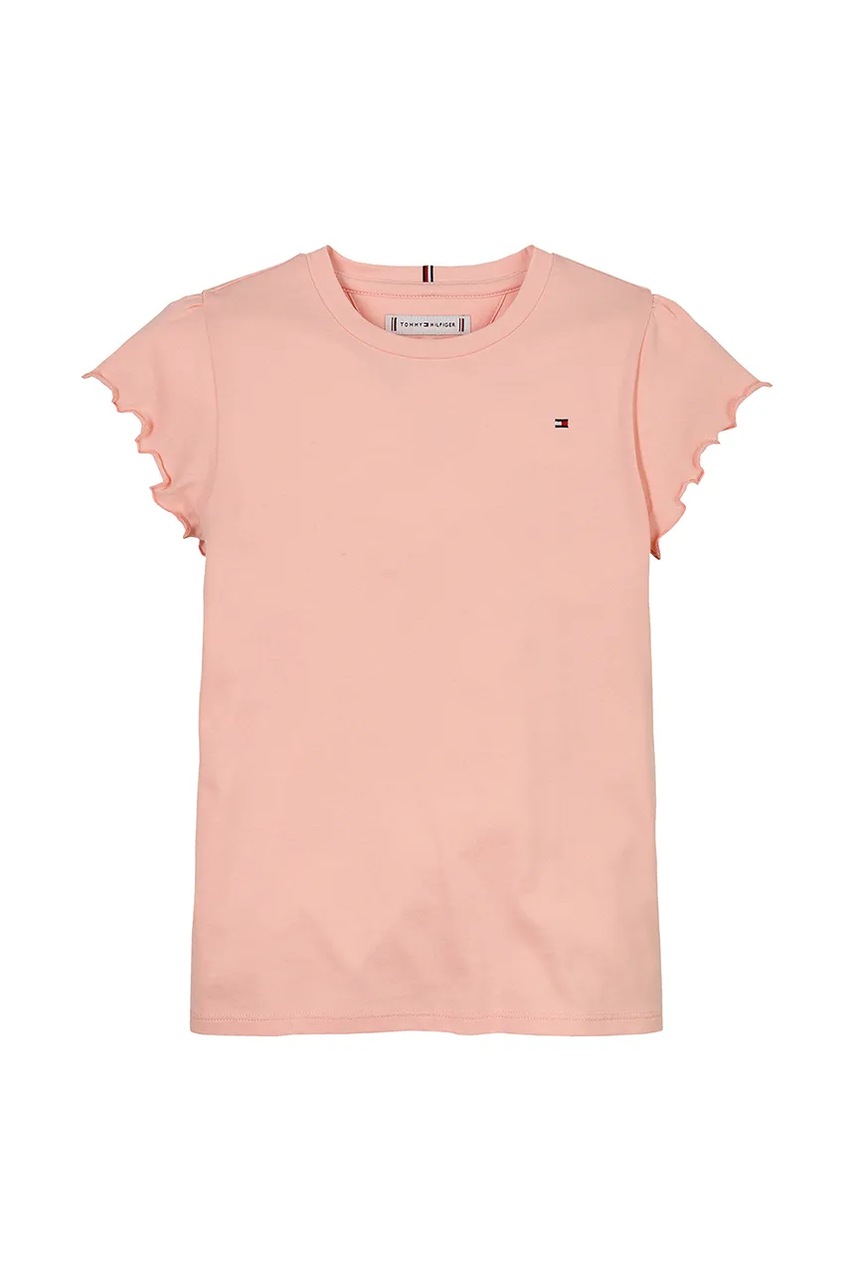 Дитяча футболка Tommy Hilfiger колір помаранчевий KG0KG07052