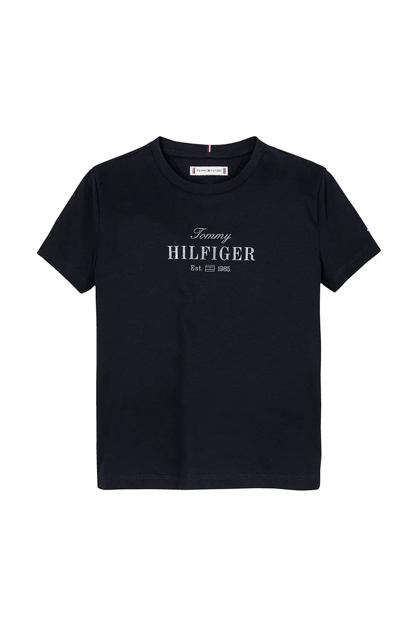 Детская футболка Tommy Hilfiger цвет синий KG0KG08524