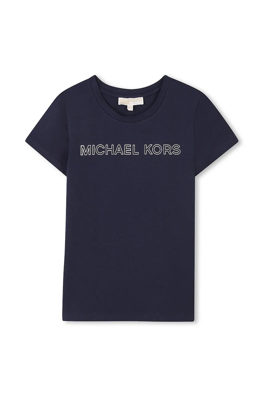 Michael Kors tricou copii culoarea albastru marin, R30314 Michael Kors tricou copii culoarea albastru marin, R30314