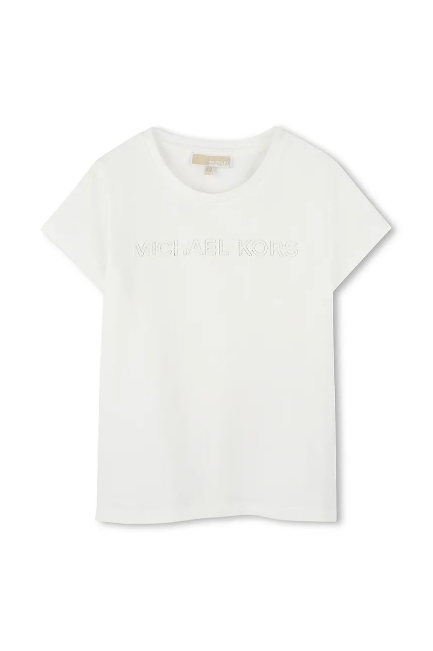 Michael Kors tricou copii culoarea alb, R30314 Michael Kors tricou copii culoarea alb, R30314