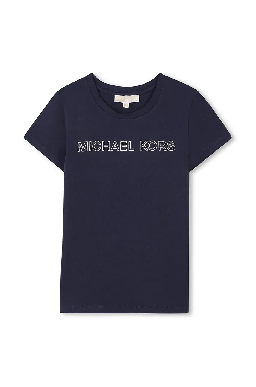 Michael Kors tricou copii culoarea albastru marin, R30314