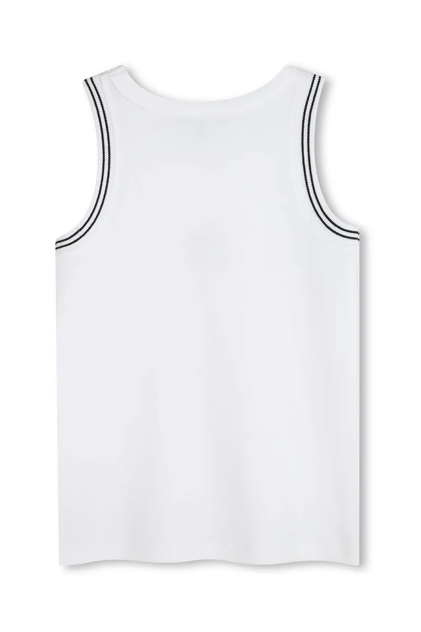 Дитячий топ Dkny колір білий D62263
