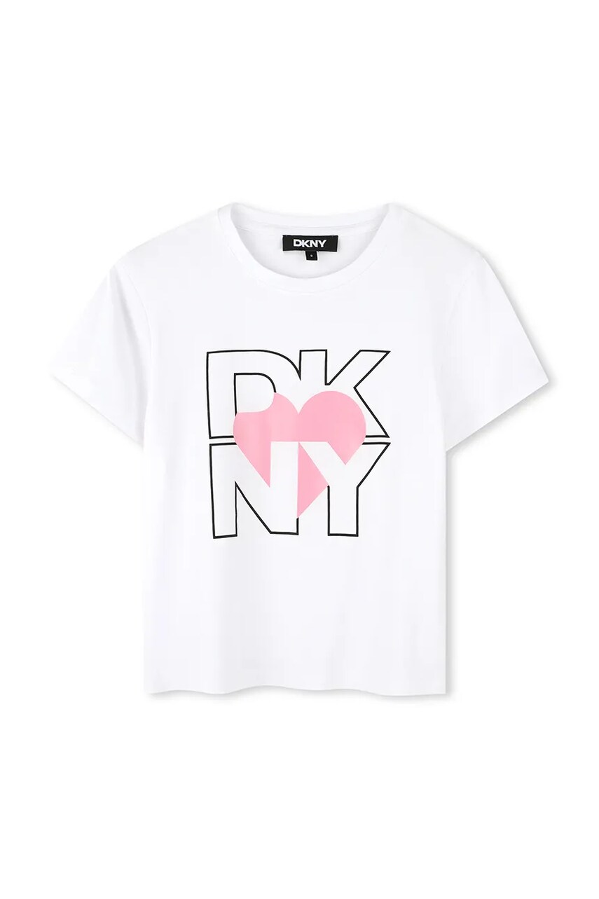 Dkny tricou copii culoarea roz, D62305