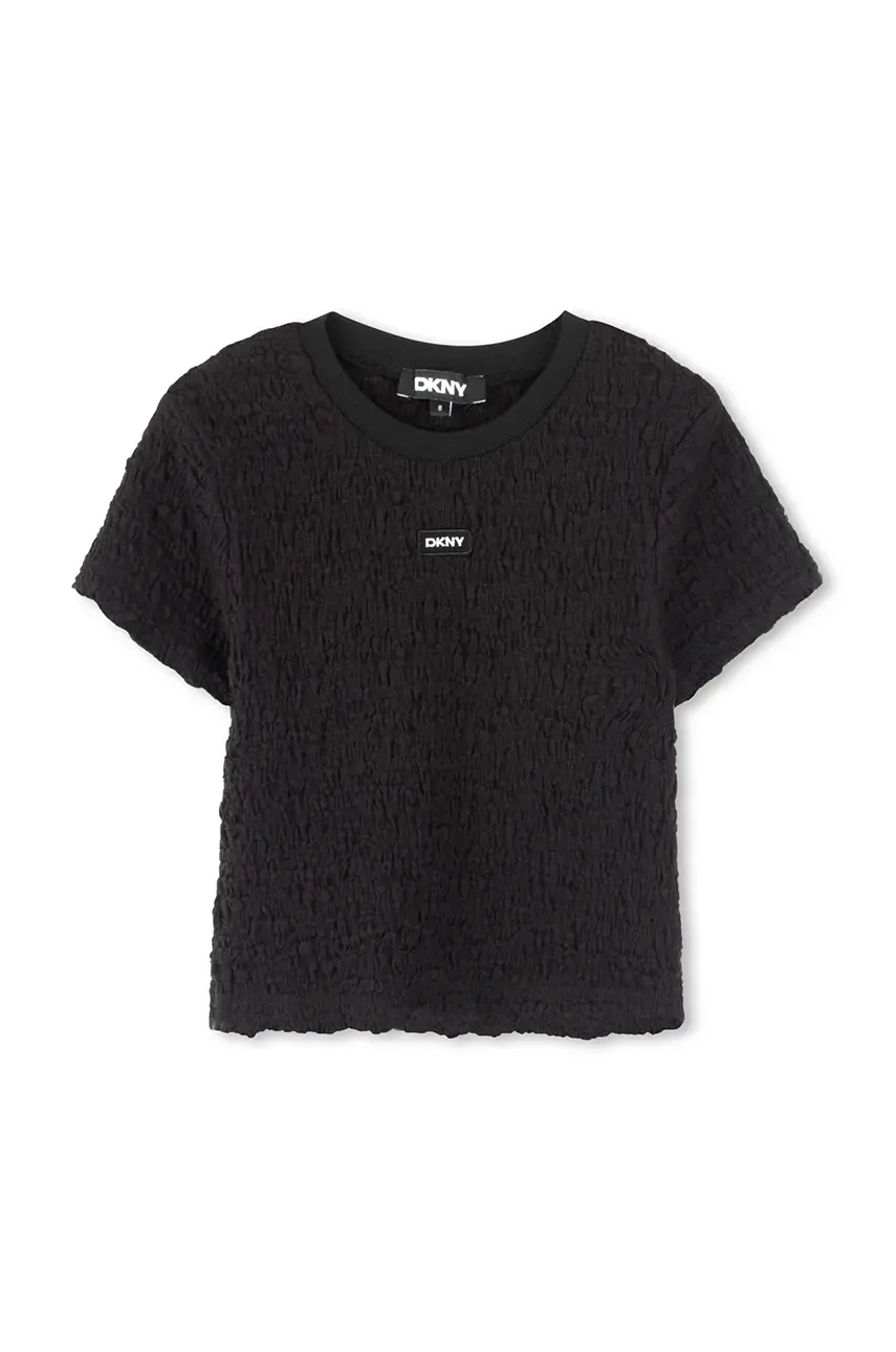 Dkny tricou copii culoarea negru, D62310