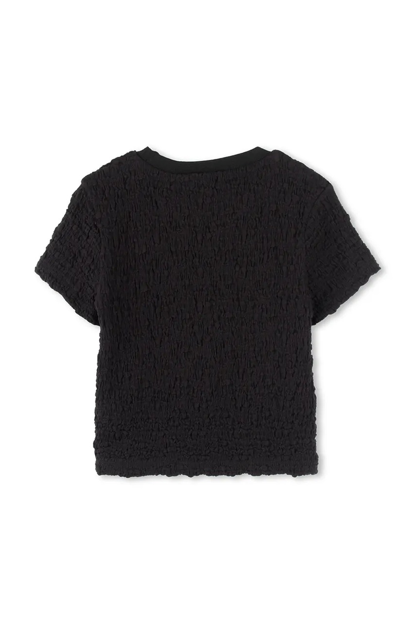 Дитяча футболка Dkny колір чорний D62310