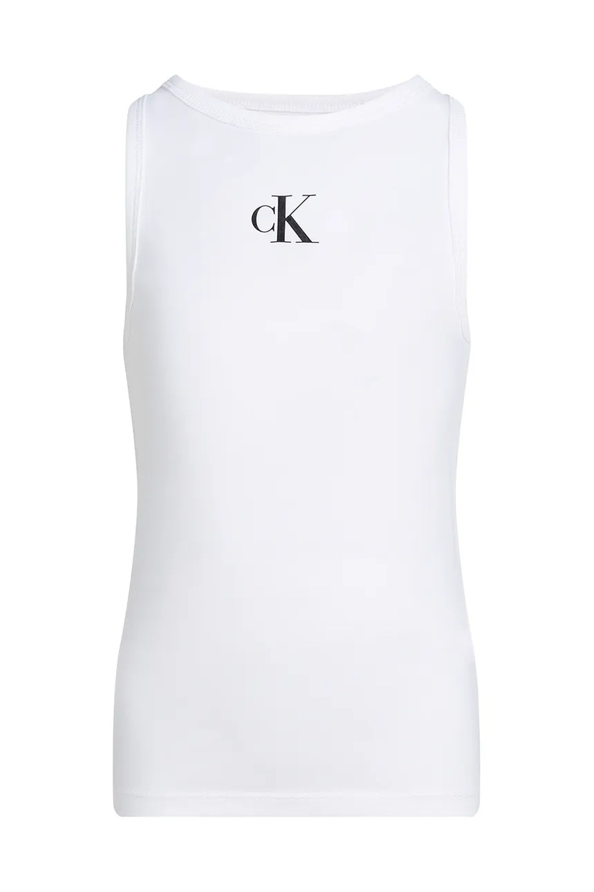 Детский топ Calvin Klein Jeans цвет белый IG0IG02435
