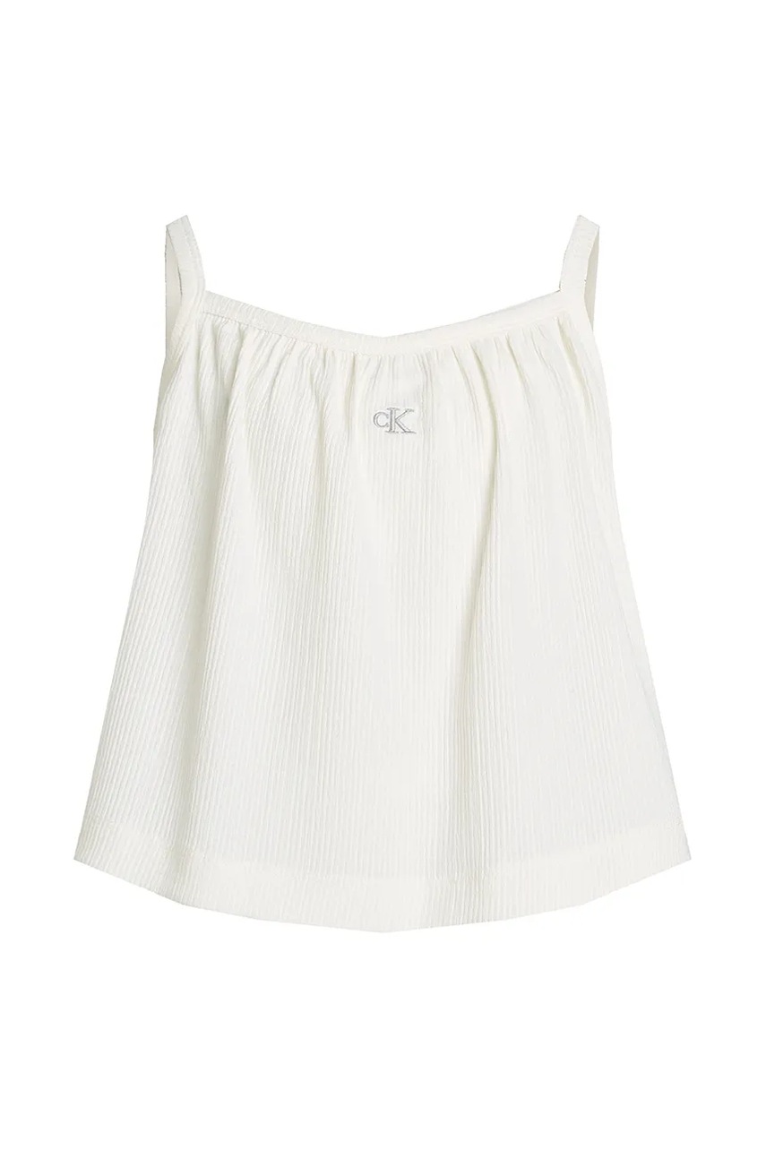 Детский топ Calvin Klein Jeans цвет бежевый IG0IG02870 Детский топ Calvin Klein Jeans цвет бежевый IG0IG02870