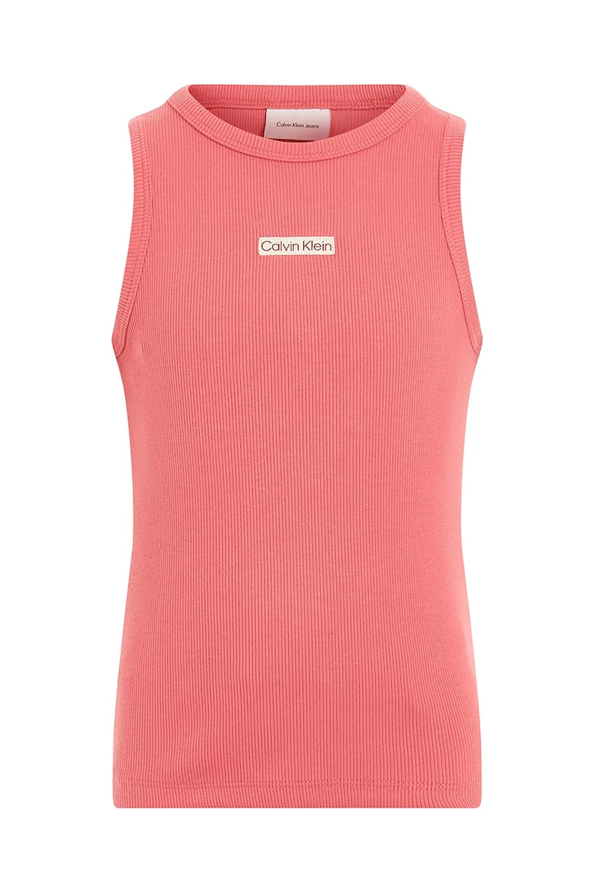 Детский топ Calvin Klein Jeans цвет розовый IG0IG02871 Детский топ Calvin Klein Jeans цвет розовый IG0IG02871