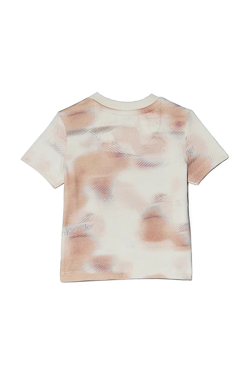 Детская футболка Calvin Klein Jeans цвет оранжевый IN0IN00293