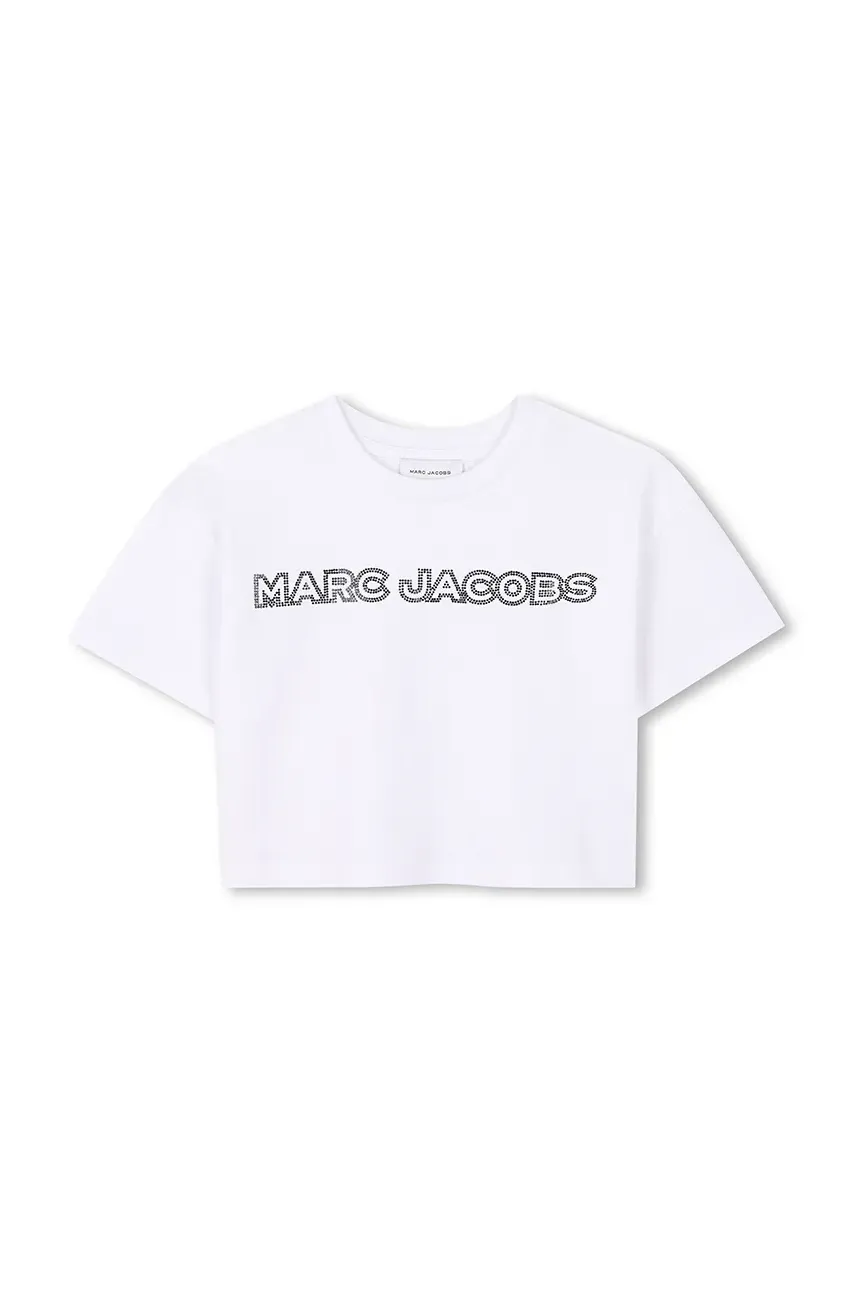 Marc Jacobs tricou de bumbac pentru copii culoarea alb, W60461