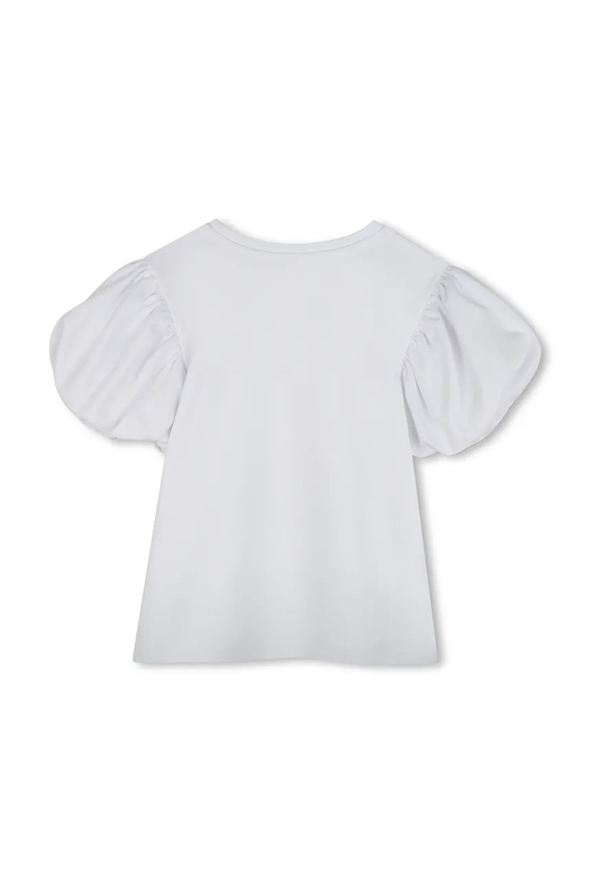 Дитяча бавовняна футболка Marc Jacobs колір білий W60464 в Чернівцях Дитяча бавовняна футболка Marc Jacobs колір білий W60464 в Чернівцях