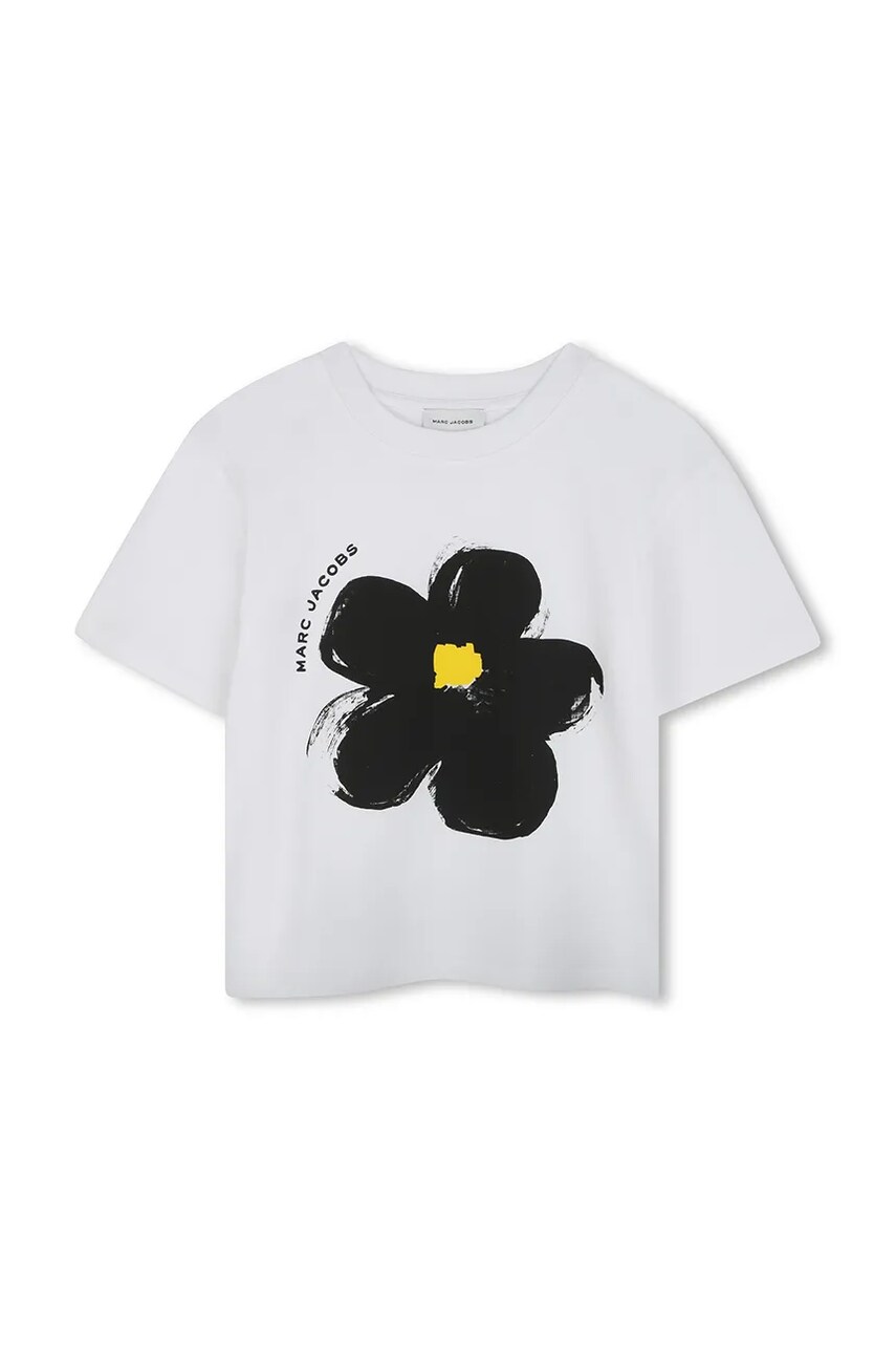Marc Jacobs tricou de bumbac pentru copii culoarea alb, W60465