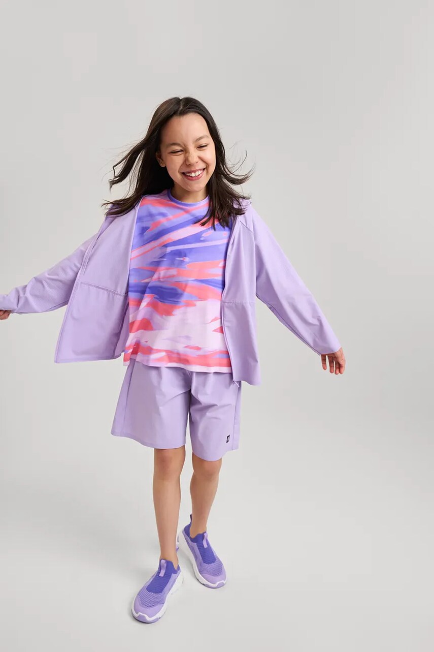 Reima tricou copii Ilmaan culoarea violet, 5200413A
