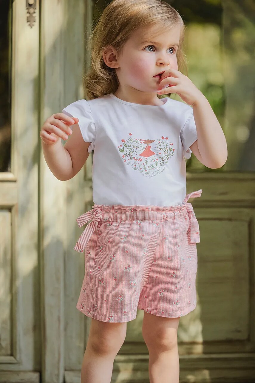 Tartine et Chocolat tricou bebe culoarea bej, CA10011