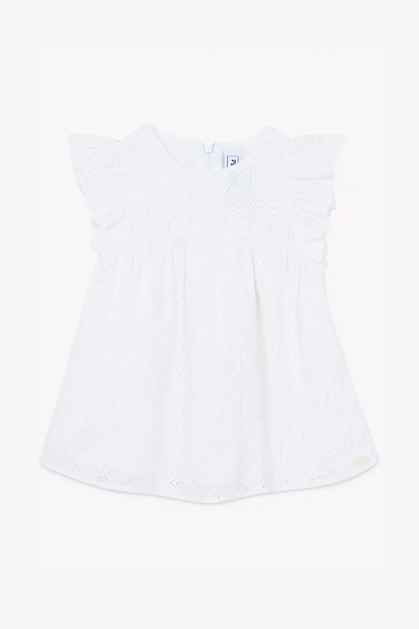 Дитяча бавовняна сукня Tartine et Chocolat колір білий CA30081 в Сумах Дитяча бавовняна сукня Tartine et Chocolat колір білий CA30081 в Сумах
