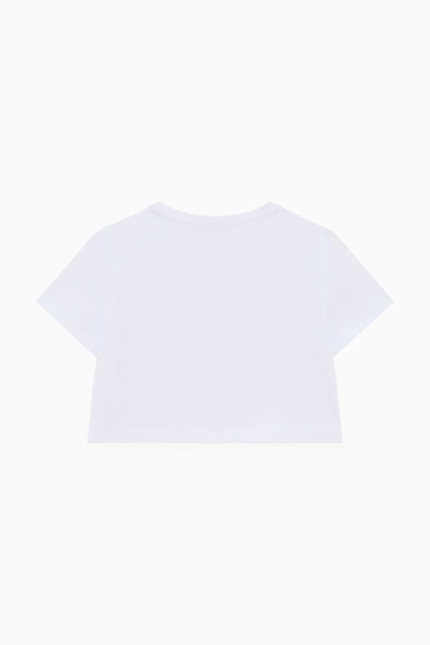 Детская футболка Patrizia Pepe K103 цвет белый 7M0908 в Черновцах Детская футболка Patrizia Pepe K103 цвет белый 7M0908 в Черновцах