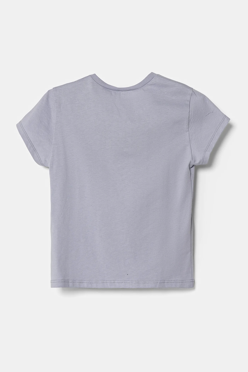 Детская хлопковая футболка United Colors of Benetton цвет фиолетовый 3I1XC10MZ Детская хлопковая футболка United Colors of Benetton цвет фиолетовый 3I1XC10MZ