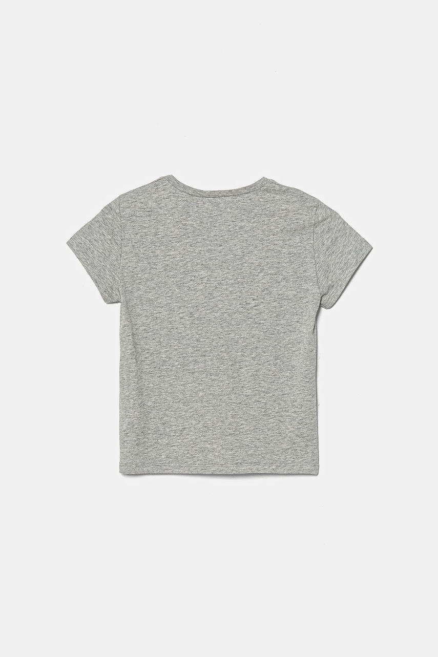 Детская хлопковая футболка United Colors of Benetton цвет серый 3I1XC10MZ