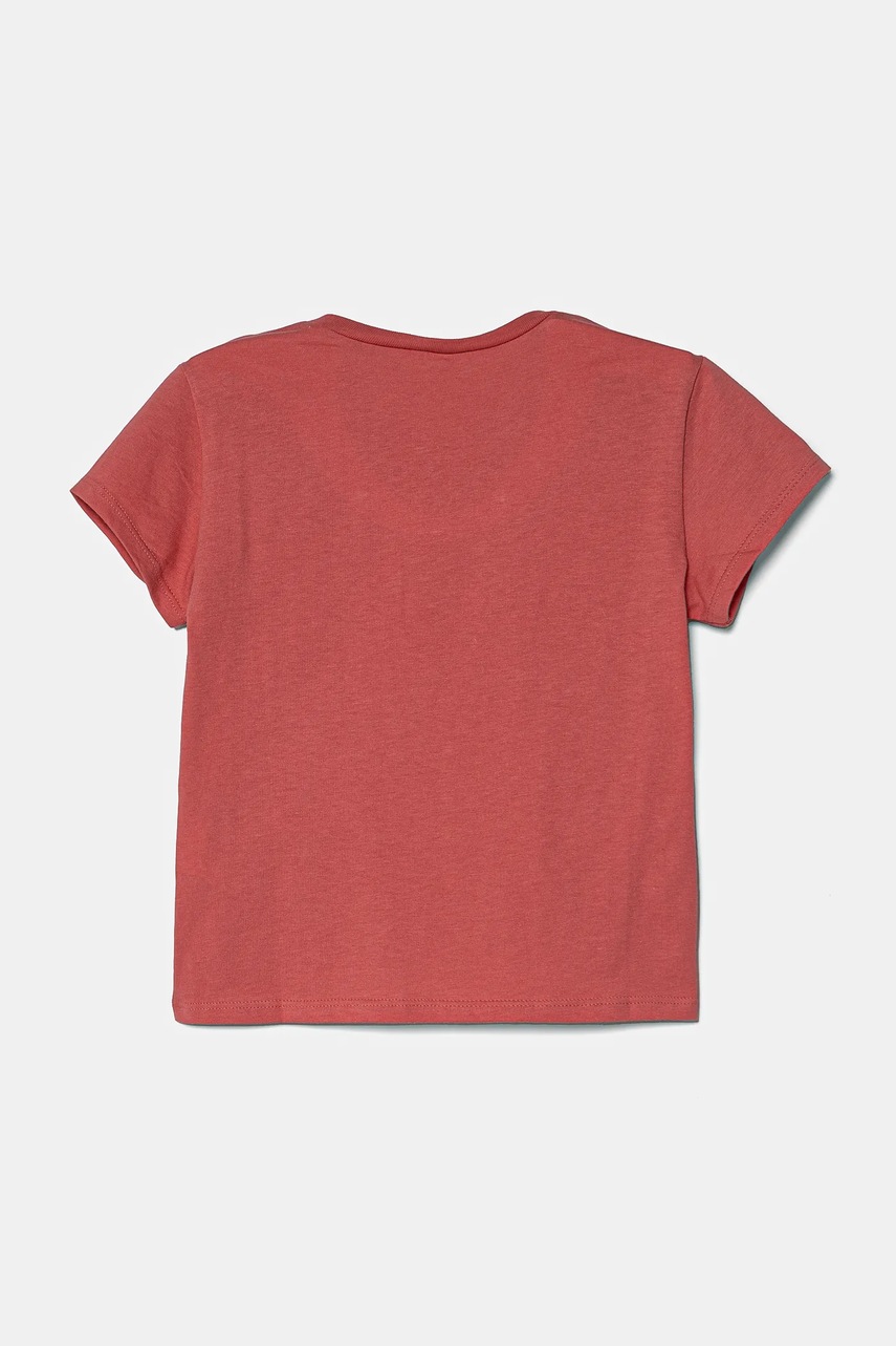 Детская хлопковая футболка United Colors of Benetton цвет розовый 3I1XC10MZ Детская хлопковая футболка United Colors of Benetton цвет розовый 3I1XC10MZ
