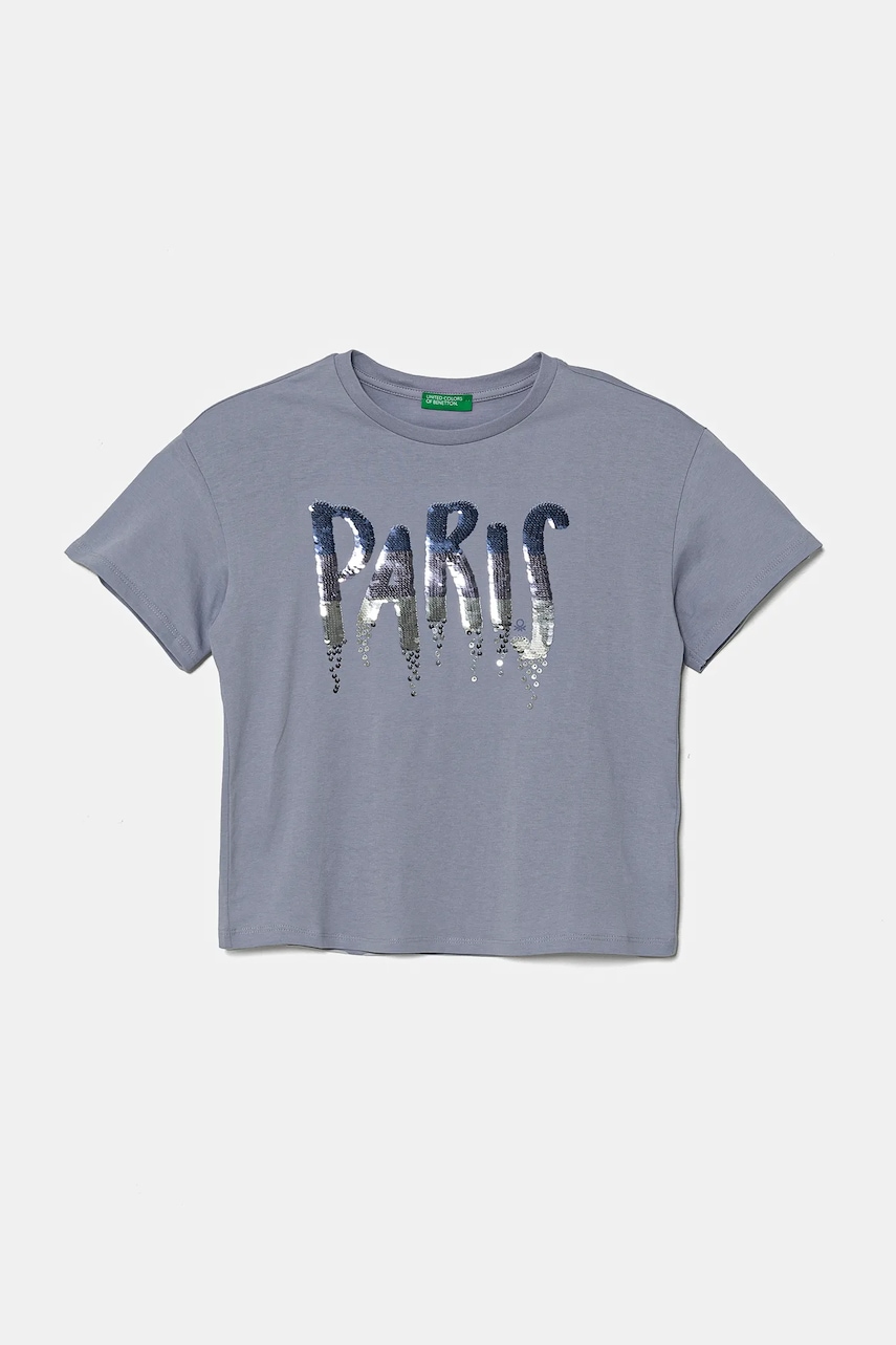 United Colors of Benetton tricou de bumbac pentru copii 3I1XC10NY