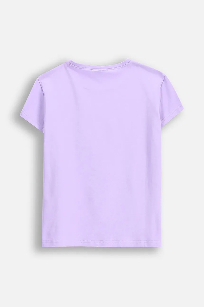 Детская футболка Coccodrillo цвет фиолетовый EVERYDAY GIRL в Киеве Детская футболка Coccodrillo цвет фиолетовый EVERYDAY GIRL в Киеве