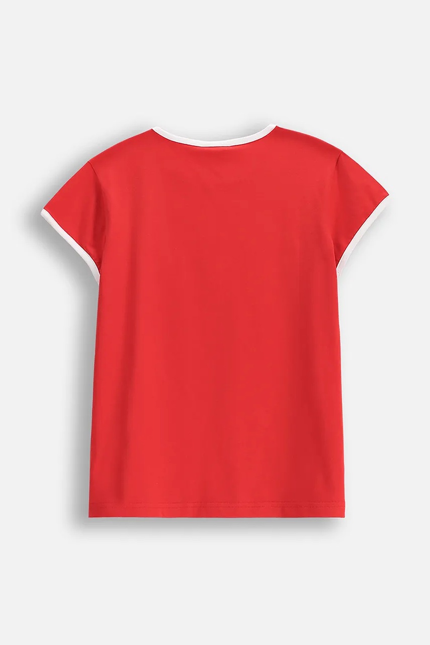 Детская футболка Coccodrillo цвет красный EVERYDAY GIRL Детская футболка Coccodrillo цвет красный EVERYDAY GIRL