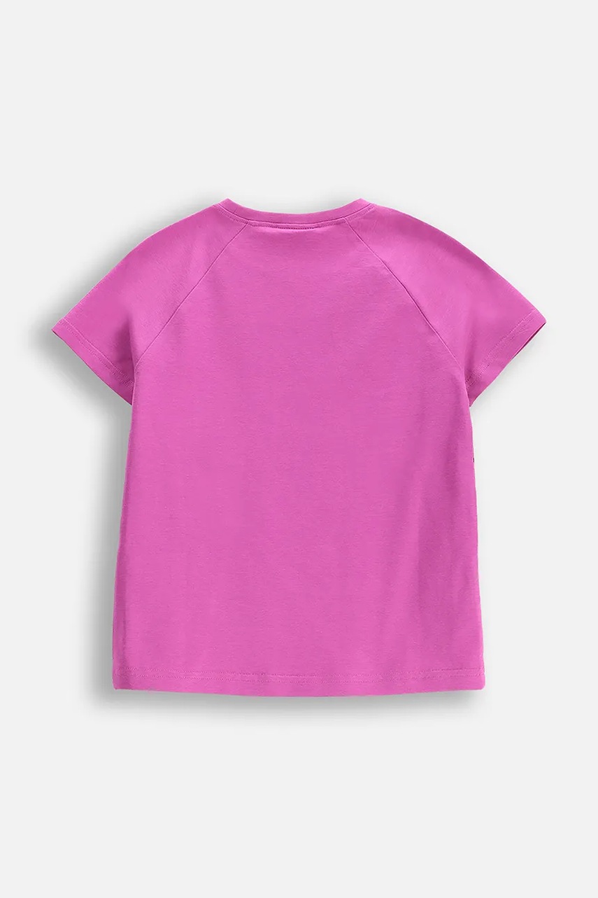 Детская футболка Coccodrillo цвет фиолетовый REBEL GIRL KIDS