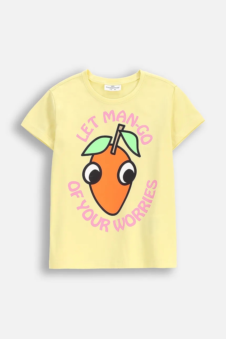 Coccodrillo tricou copii culoarea verde, EVERYDAY GIRL