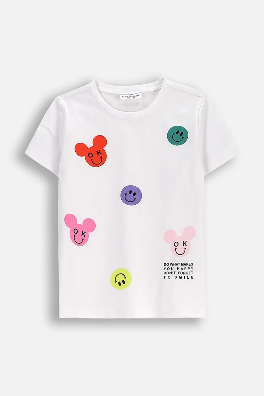 Coccodrillo tricou culoarea alb, EVERYDAY GIRL Coccodrillo tricou culoarea alb, EVERYDAY GIRL