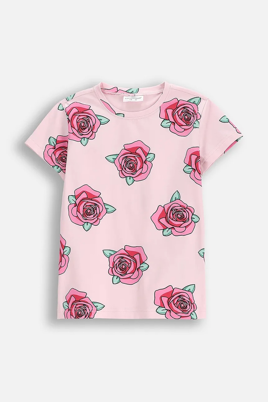 Coccodrillo tricou copii culoarea roz, EVERYDAY GIRL