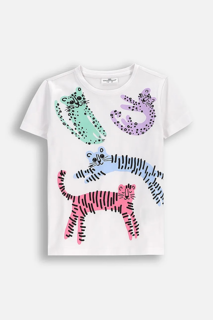 Coccodrillo tricou culoarea alb, EVERYDAY GIRL Coccodrillo tricou culoarea alb, EVERYDAY GIRL