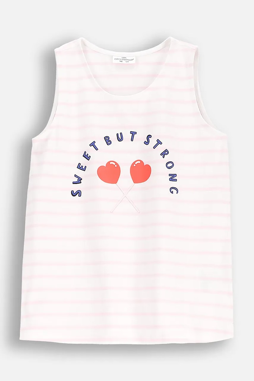 Coccodrillo top copii culoarea roz, EVERYDAY GIRL